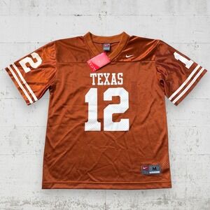 NWT Vintage Nike Team Texas Longhorns #12 Football College Jersey Youth Size M